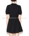 Black High Collar Dress